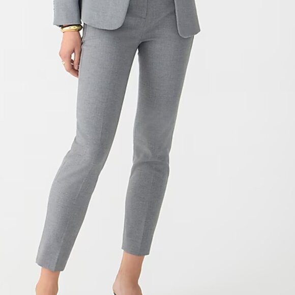 J. Crew High-Rise Cameron Cropped Pant, Black, Size 8 - Picture 4 of 5